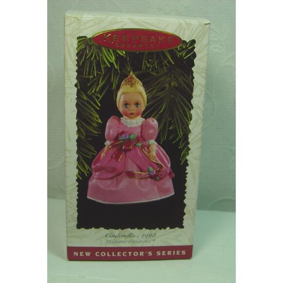 VINTAGE HALLMARK ORNAMENT MADAME ALEXANDER CINDERELLA-1995 - Picture 5 of 6